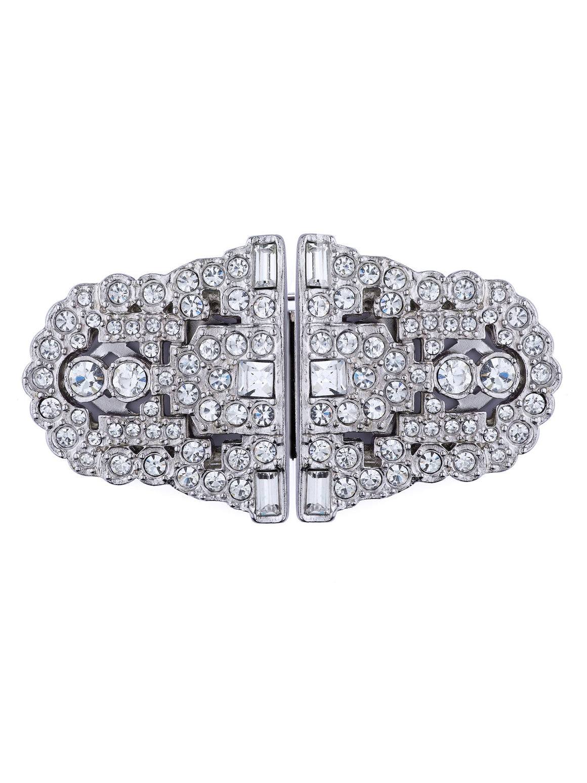 Audrey Classic Double Clip Brooch - Jubilee Jones