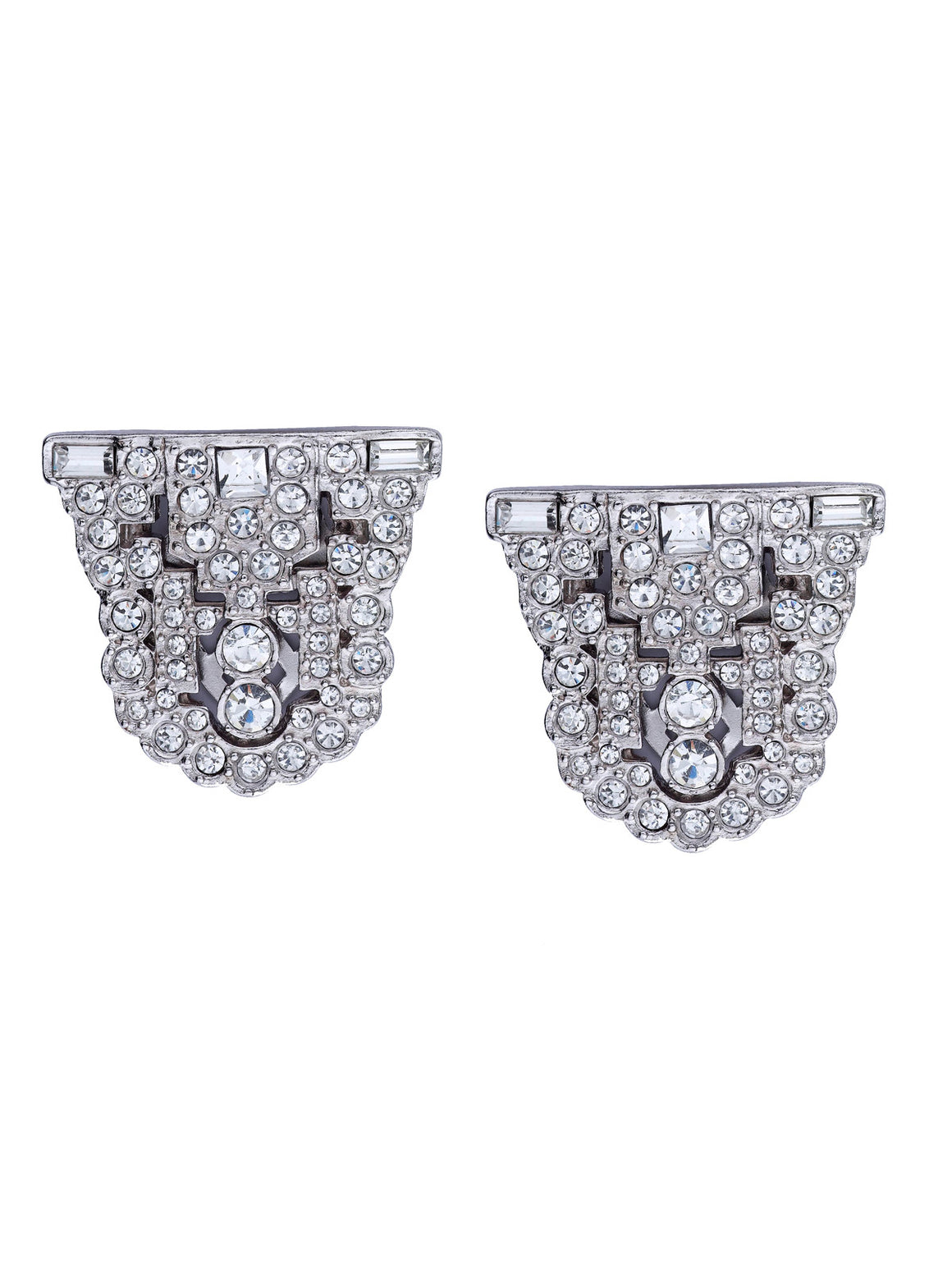 Audrey Classic Double Clip Brooch - Jubilee Jones