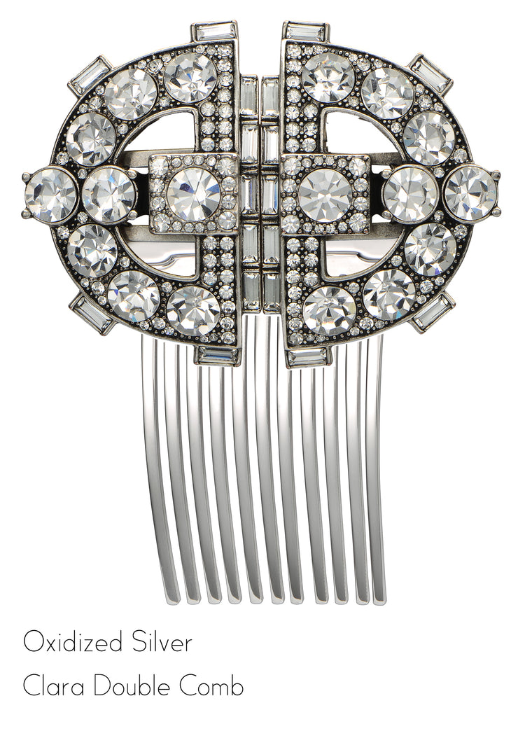 Clara Double Clip Hair Comb - Jubilee Jones