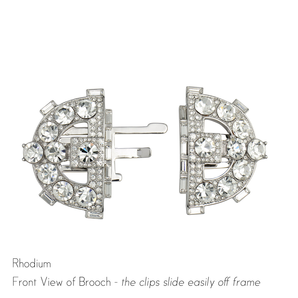 MARKET Clara Double Clip Brooch - Jubilee Jones