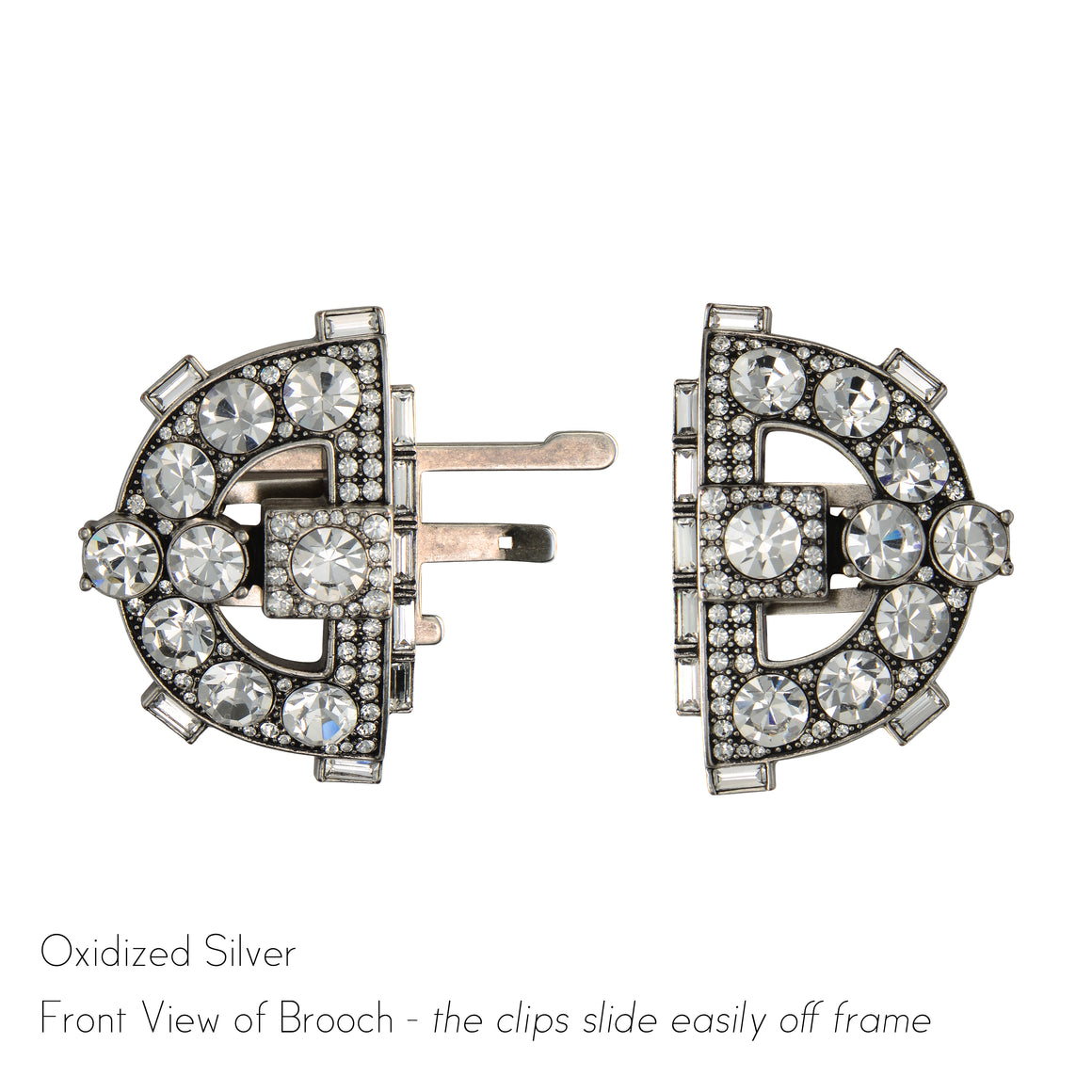 MARKET Clara Double Clip Brooch - Jubilee Jones