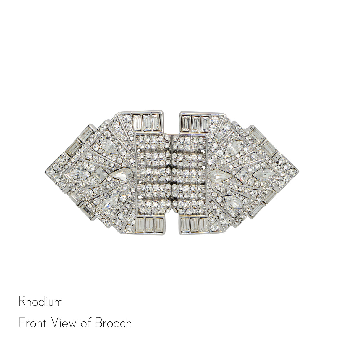 Jackie Double Clip Brooch - Jubilee Jones