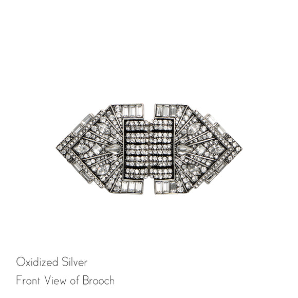 Double Clip Brooches