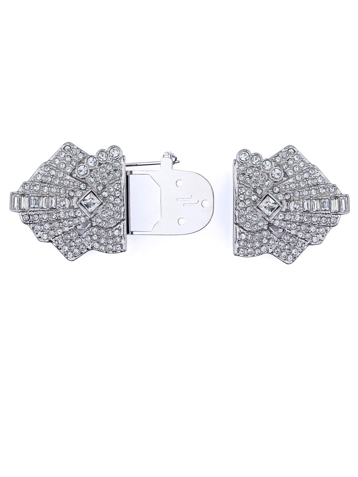 Shirley Classic Double Clip Brooch - Jubilee Jones